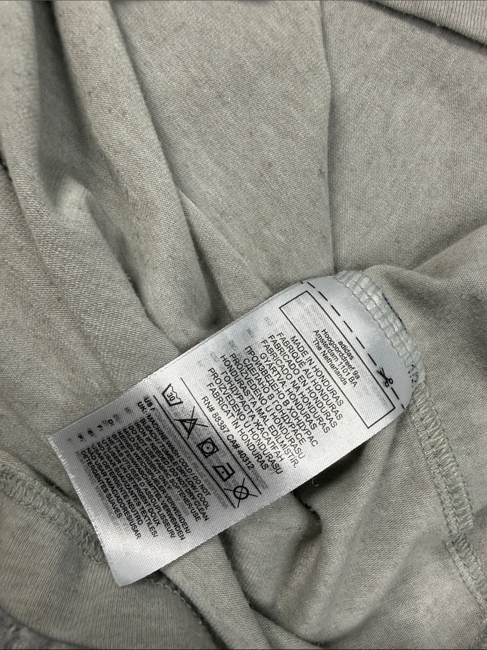adidas Men’s Heather Light Gray Short Sleeve Crew Tee Aeroready Size M - Picture 9 of 11